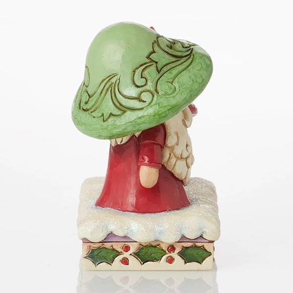 Jim Shore Santa by Mushroom and Bird