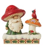 Santa by Mushroom and Bird