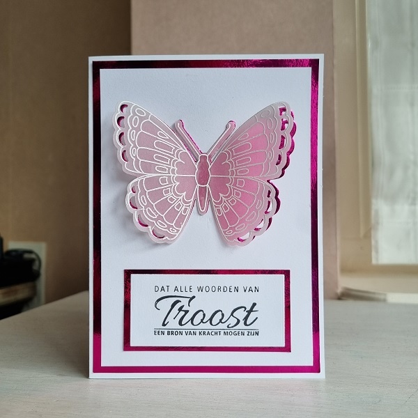 Wenskaart - Dat alle woorden van troost een bron van kracht mogen zijn