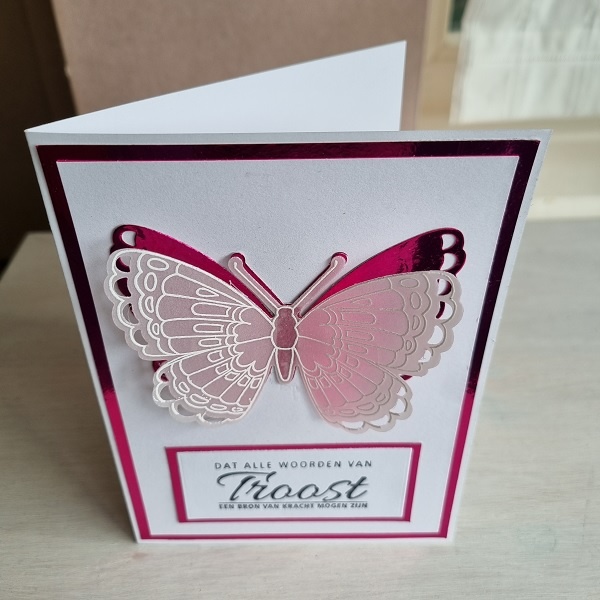 Wenskaart - Dat alle woorden van troost een bron van kracht mogen zijn