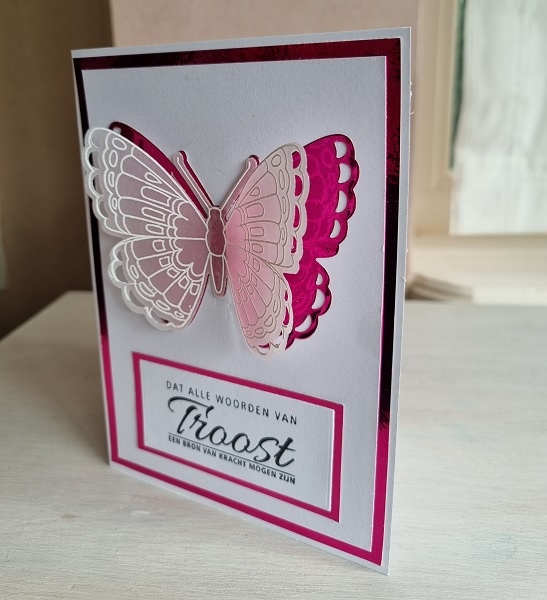 Wenskaart - Dat alle woorden van troost een bron van kracht mogen zijn