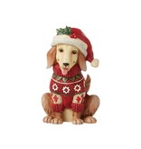 Jim Shore Mini Christmas Dog