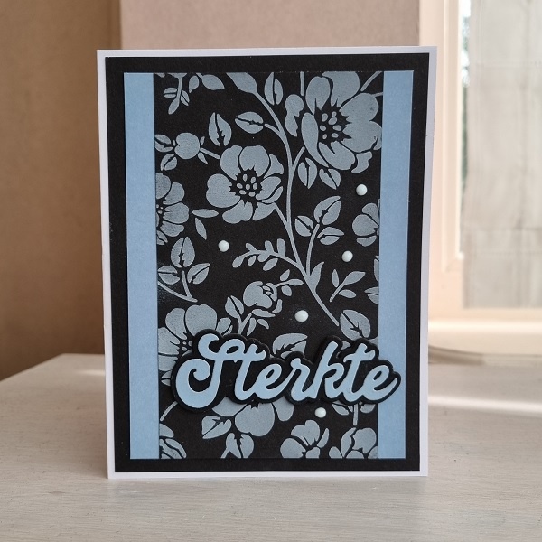 Wenskaart - Sterkte (bloemen)