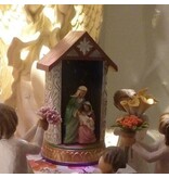 Jim Shore Holy Family in Illuminated Dome - kerststal