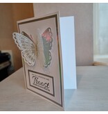 Wenskaart - Dat alle woorden van troost een bron van kracht mogen zijn (holografisch)