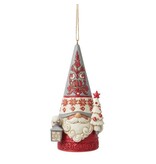 Jim Shore Nordic Noel Gnome with Tree - ornament