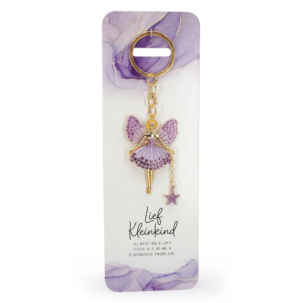 Bewegende sleutelhanger - lief kleinkind