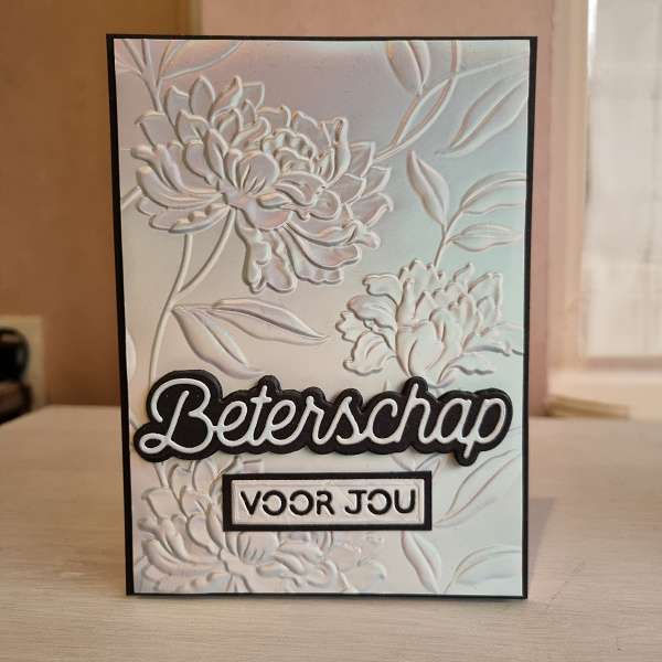 Wenskaart - Beterschap voor jou (bloemen)