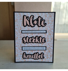 Kaart - Kl*te, sterkte, knuffel