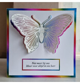 Wenskaart - Niet meer bij ons maar voor altijd in ons hart