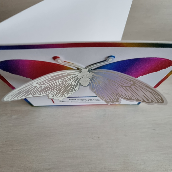 Wenskaart - Niet meer bij ons maar voor altijd in ons hart