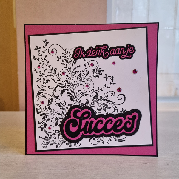 Wenskaart - Ik denk aan je, succes