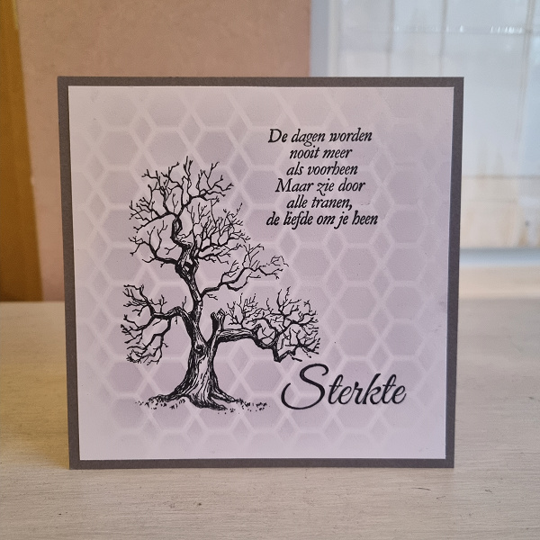 Wenskaart - Boom (sterkte)