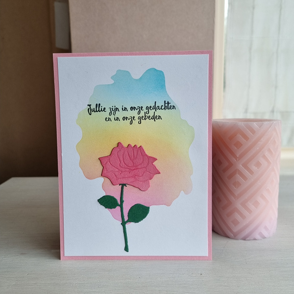 Wenskaart - Jullie zijn in onze gedachten en in onze gebeden