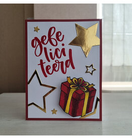 Kaart -  Gefeliciteerd (bewegend cadeautje)