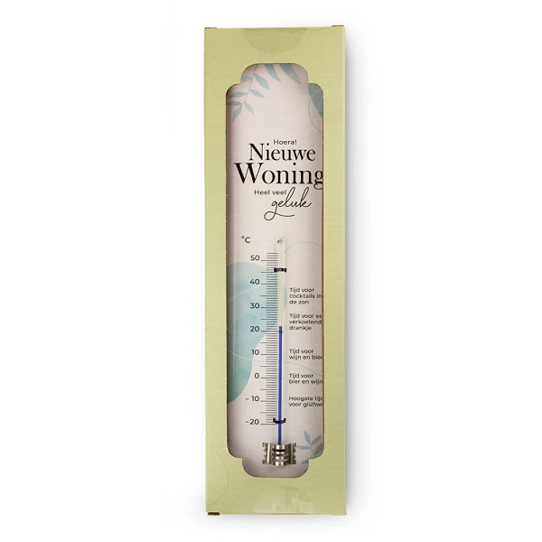 Thermometer - Nieuwe Woning, heel veel geluk