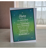 Wenskaart -  Hoera voor jou