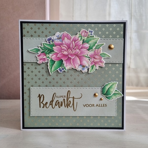 Wenskaart - Super bedankt voor alles (luxe)