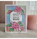 Wenskaart - Ik ben geschrokken (bloemen)