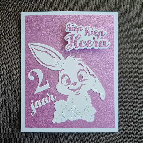 Wenskaart - Hiep hiep hoera (bewegend)