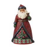 Jim Shore Holiday Manor Santa with Bell - kerstman