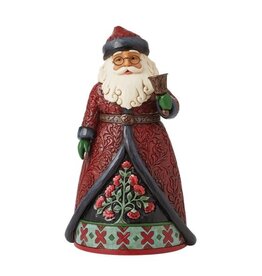 Jim Shore Holiday Manor Santa with Bell
