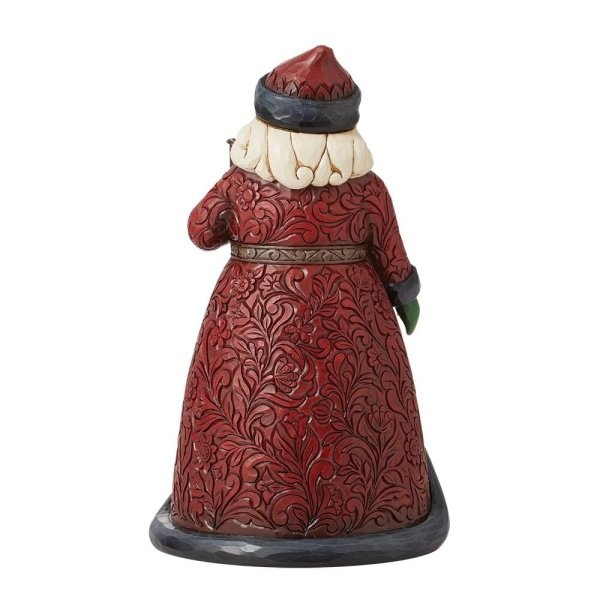 Jim Shore Holiday Manor Santa with Bell - kerstman