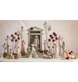 Achtergrond sterren voor de kerststal