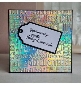 Kaart - eerste heilige communie (holografisch)