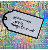 Wenskaart - eerste heilige communie (holografisch)