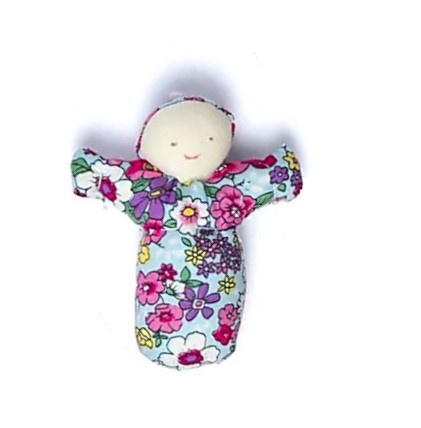 Zorgenpoppetjes (stof, handgemaakt)