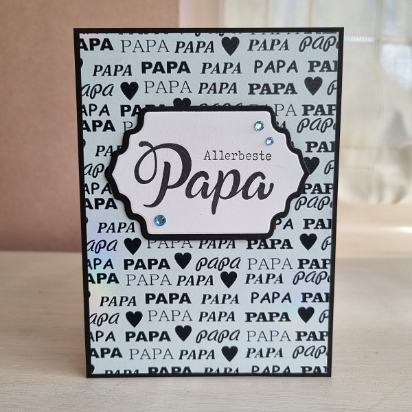 Wenskaart  -  Allerbeste papa