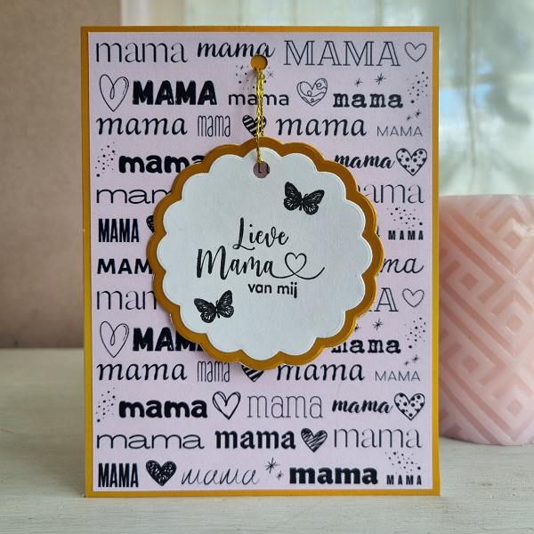 Wenskaart - Lieve mama van mij