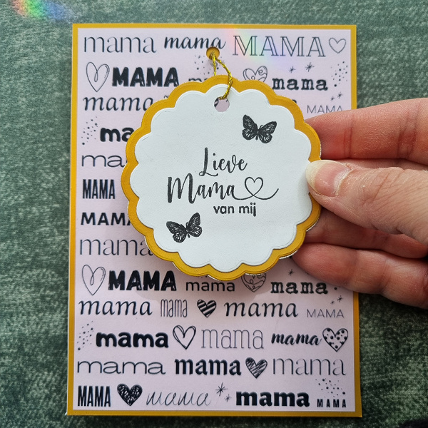 Wenskaart - Lieve mama van mij