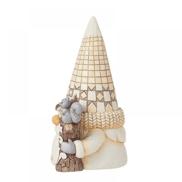 Jim Shore White Woodland Lumberjack Gnome