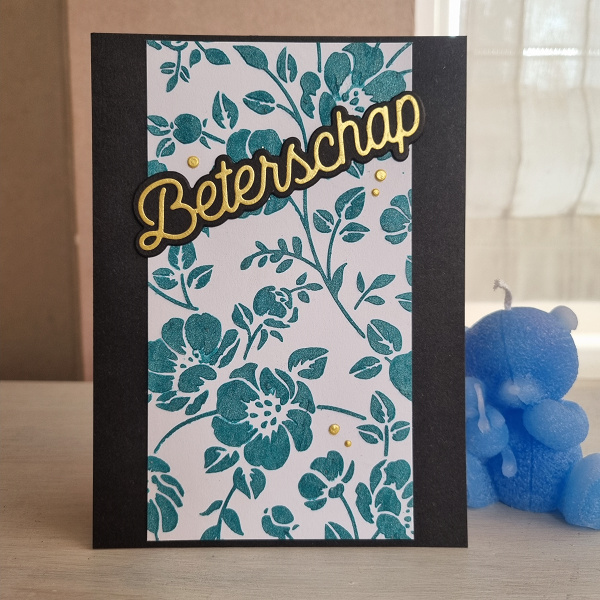 Wenskaart - Beterschap (bloemen)