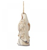 White Woodland Nativity Family ornament