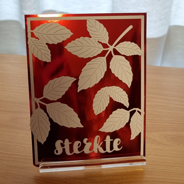 Wenskaart - Sterkte (bladeren)