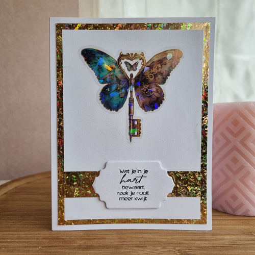 Wenskaart - Wat je in je hart bewaart raak je nooit meer kwijt