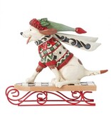 Jim Shore Dog on a Sled