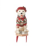 Jim Shore Dog on a Sled