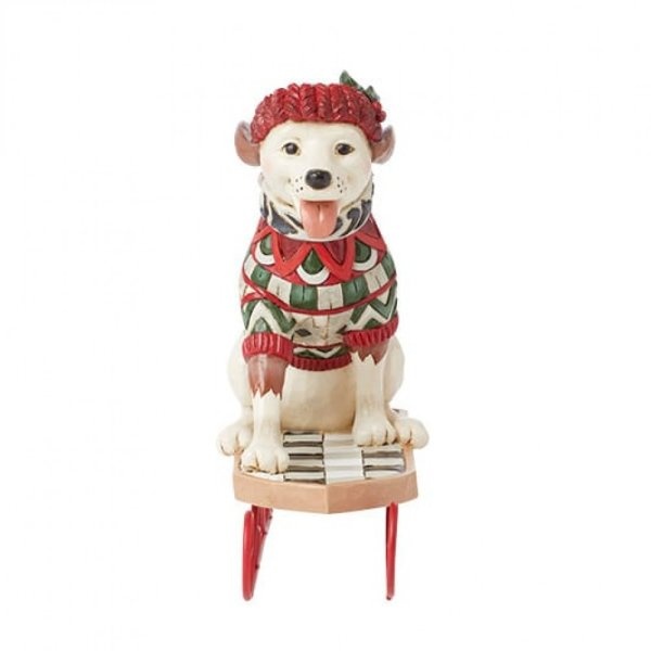 Jim Shore Dog on a Sled