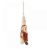 Santa on a Crescent Moon ornament - kersthanger
