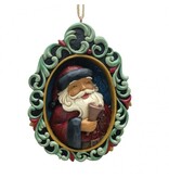 Jim Shore Holiday Manor Santa Ornament- kersthanger