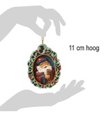 Holiday Manor Santa Ornament- kersthanger