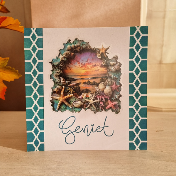 Wenskaart -  Geniet (diverse soorten)