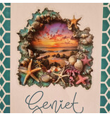 Wenskaart -  Geniet (diverse soorten)