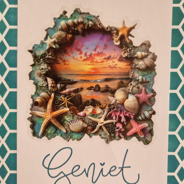 Wenskaart -  Geniet (diverse soorten)