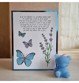 Wenskaart - Ga maar lieve vlinder