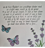 Wenskaart - Ga maar lieve vlinder